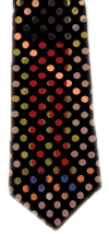 self-portrait on silk tie